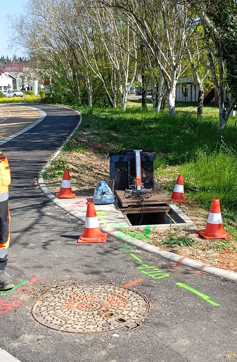 détection réseau piste cyclable tours