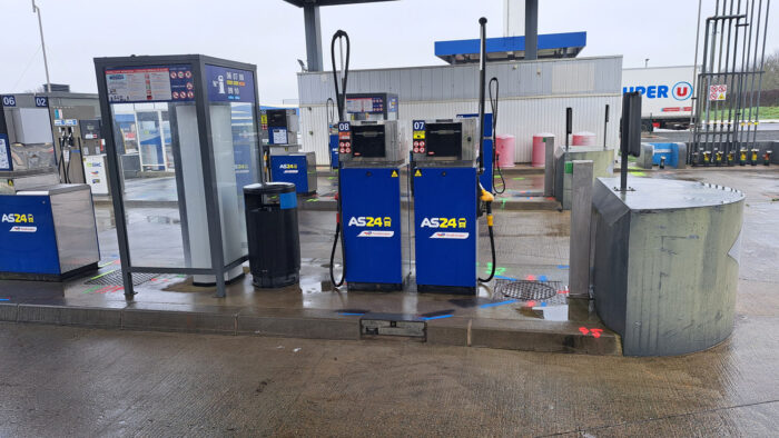 détection réseaux sur site station service à Niort